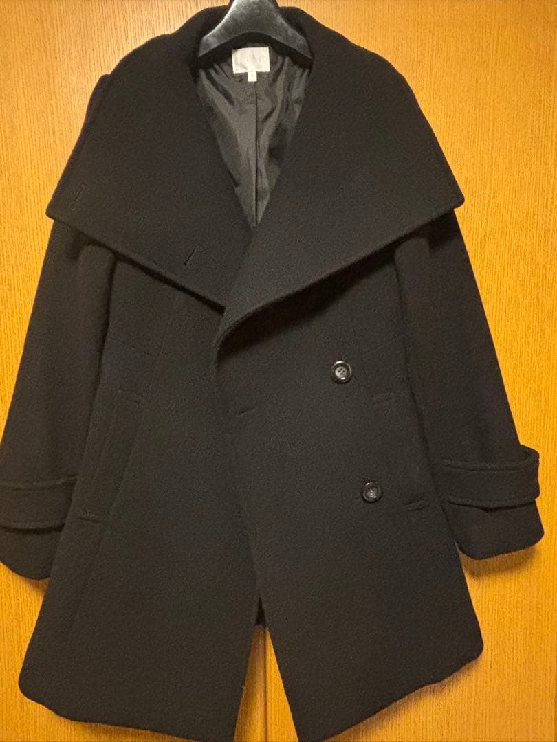 rienda 25オーバーネックシンデレララインミニコート S