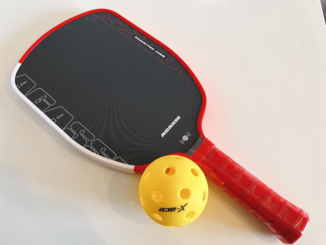 ピックルボール　パドル　AGASSI PRO ボールセット　T700