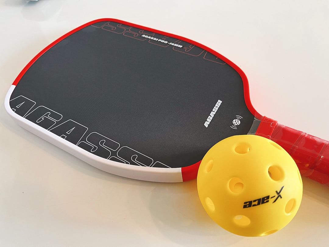 ピックルボール　パドル　AGASSI PRO ボールセット　T700