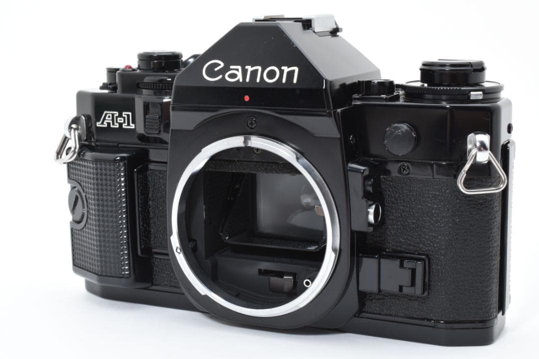 超美品 CANON キャノン A-1 フィルムカメラ モルト新品交換済 M607