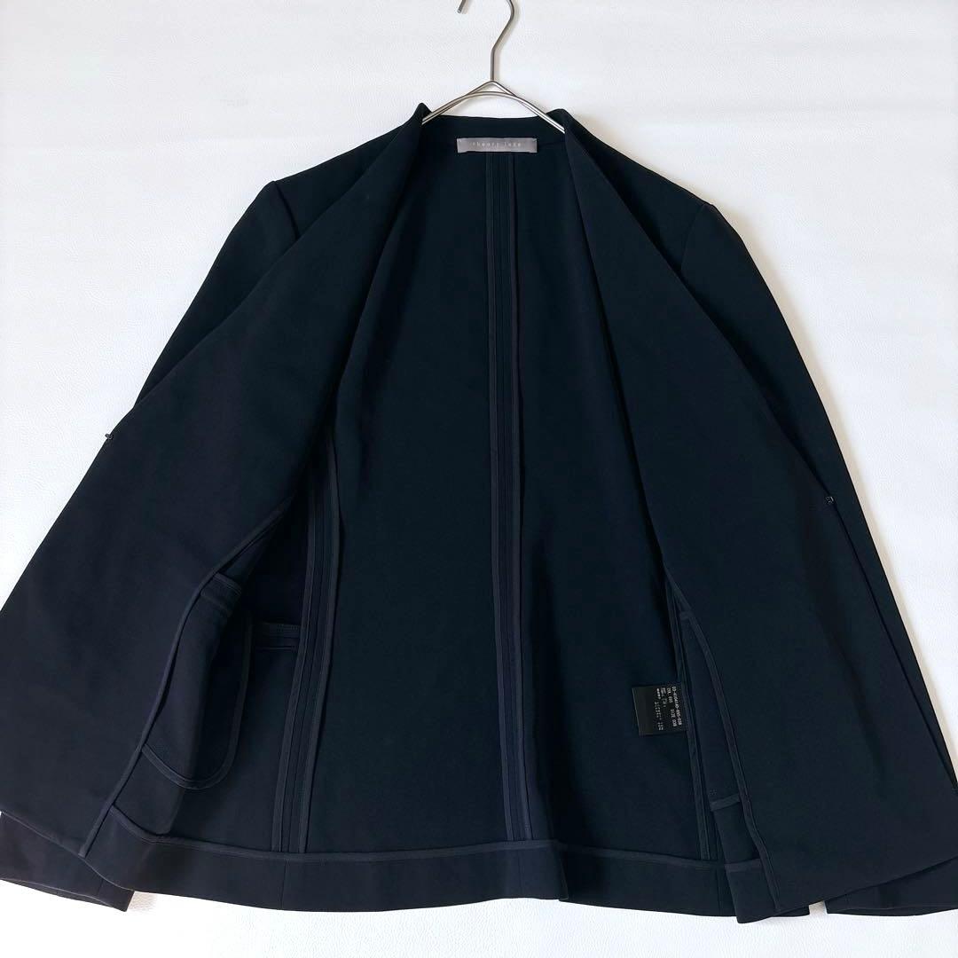 【ERI】美品♡セオリーリュクス 洗える ノーカラージャケット