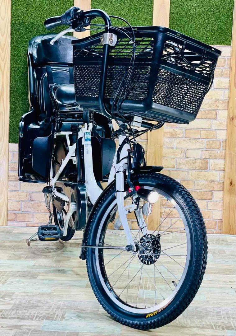 低価格 No１モデル ホワイト系 ヤマハ 子供乗せ電動アシスト自転車 H2848