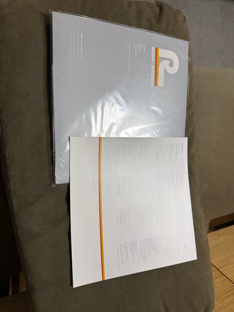 『新品未使用』SPEED アルバム RISE　限定アナログ盤　修正歌詞カード付