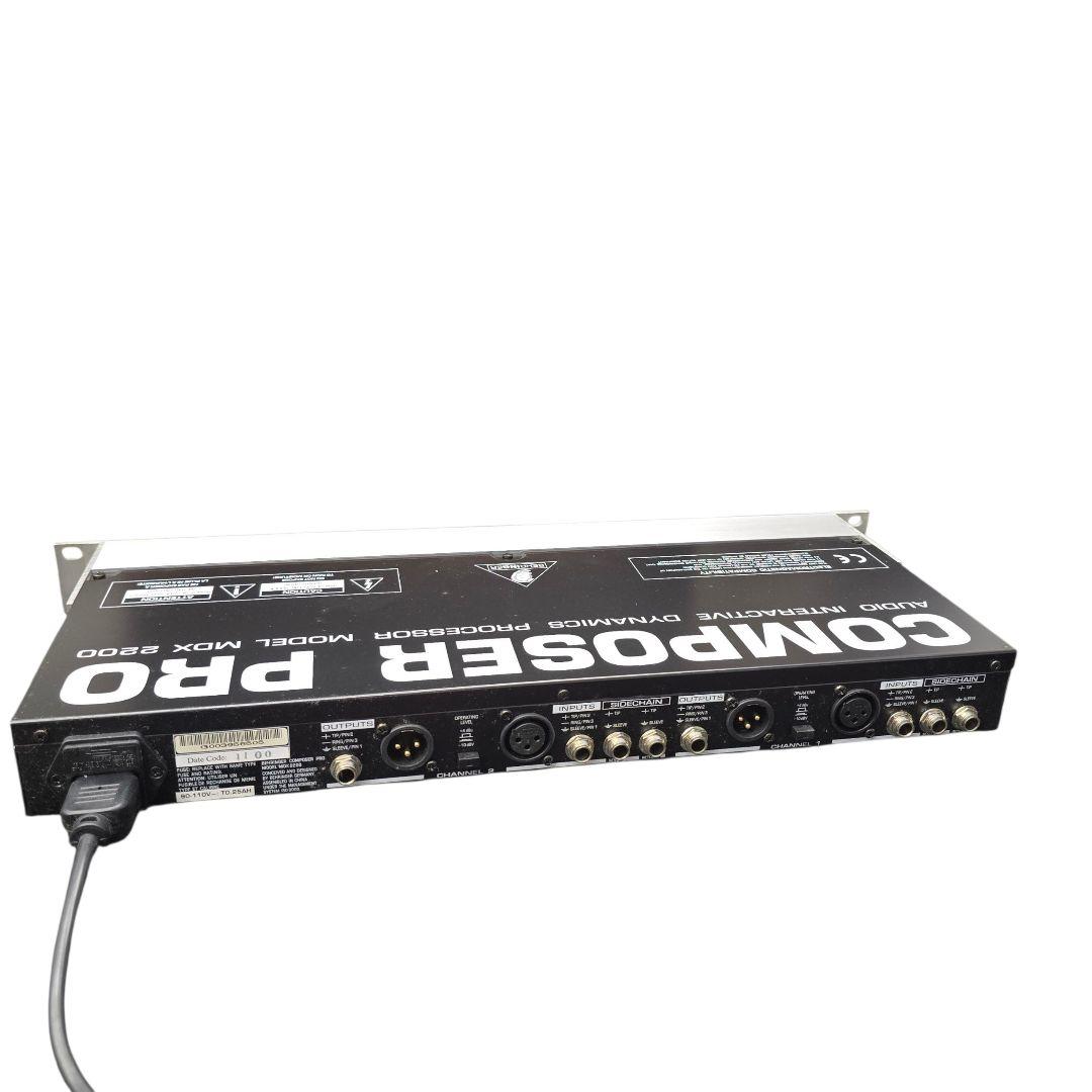 ②ベリンガー BEHRINGER MDX2200 コンプレッサー　PRO