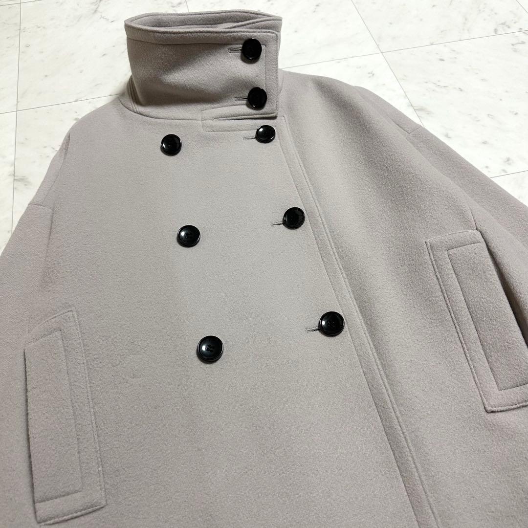 美品 23年モデル NOBLE スタンドカラーオーバーコート