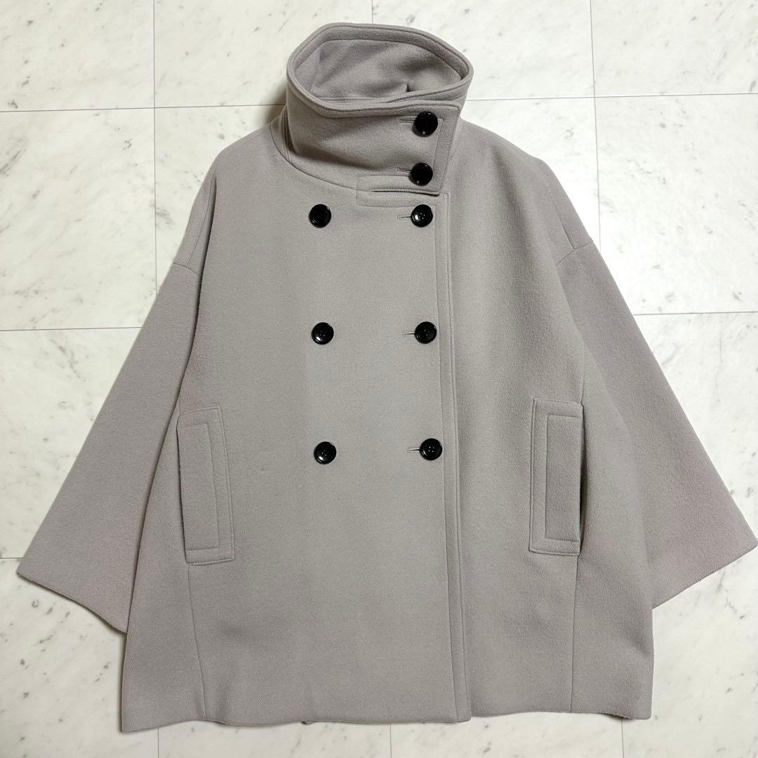 美品 23年モデル NOBLE スタンドカラーオーバーコート