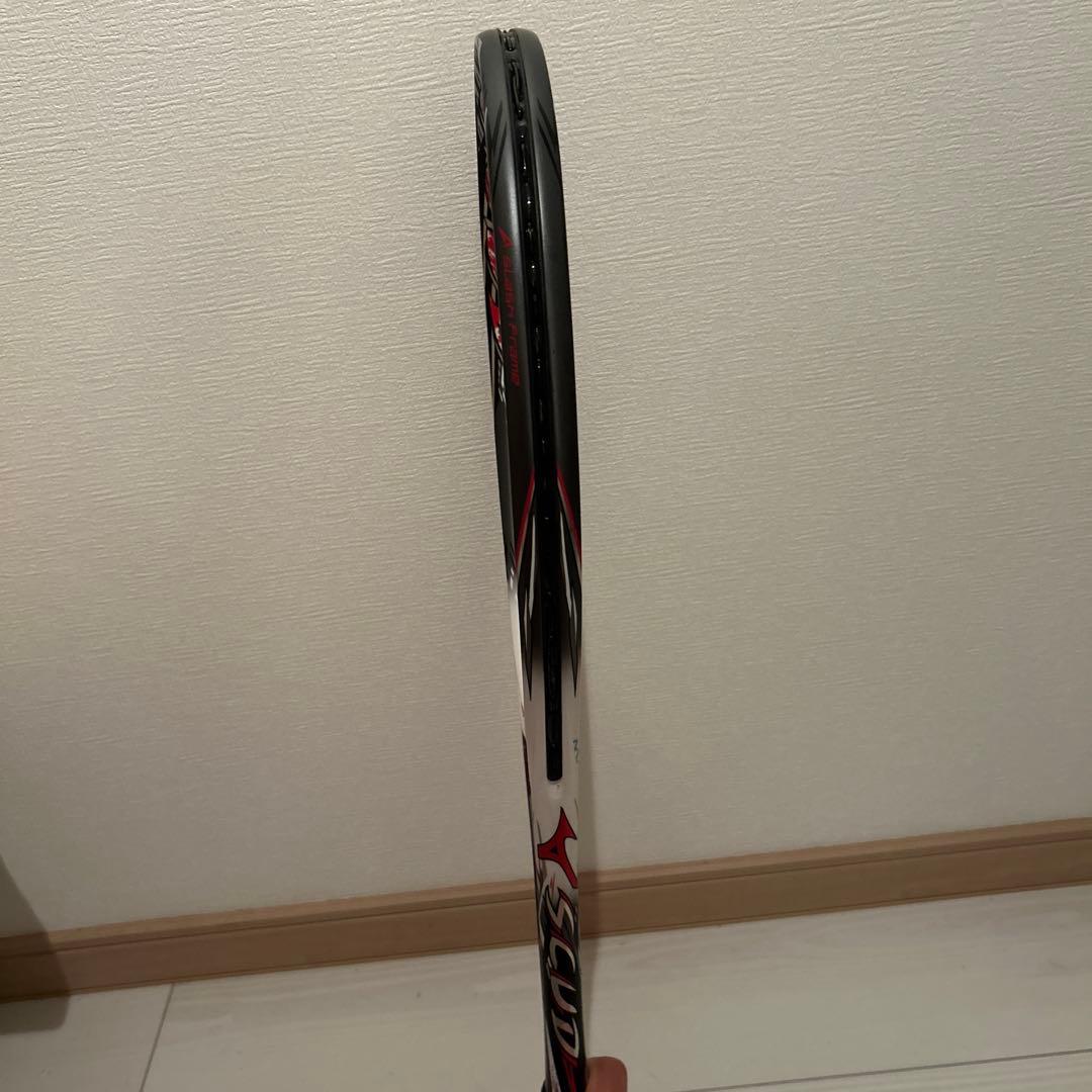 【極美品】ミズノ　スカッドPRO-R 0U 黒/白/赤　ソフトテニスラケット