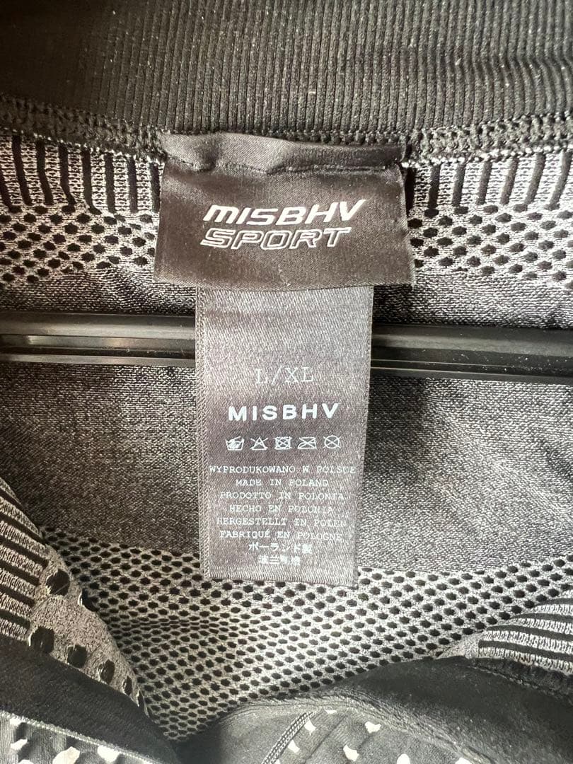 MISBHV ミスビヘイブ スポーツウェア L ブラック/ホワイト