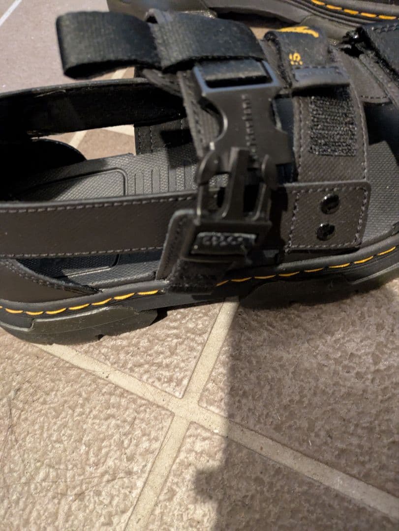 Dr.Martens ブラック サンダル 厚底 UK7