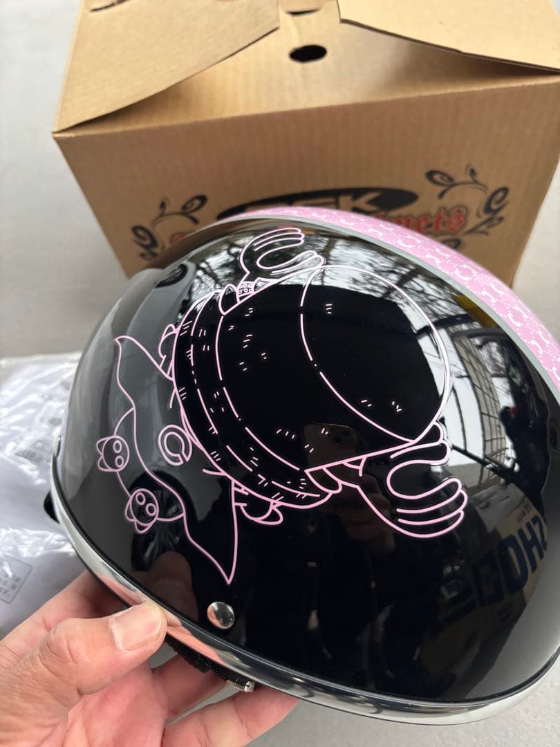 【新品未使用】OGK ワンピースコラボ チョッパーマン ハーフヘルメット