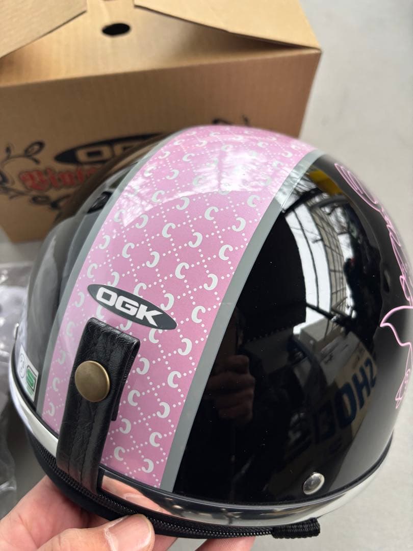 【新品未使用】OGK ワンピースコラボ チョッパーマン ハーフヘルメット