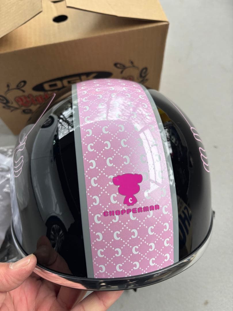 【新品未使用】OGK ワンピースコラボ チョッパーマン ハーフヘルメット