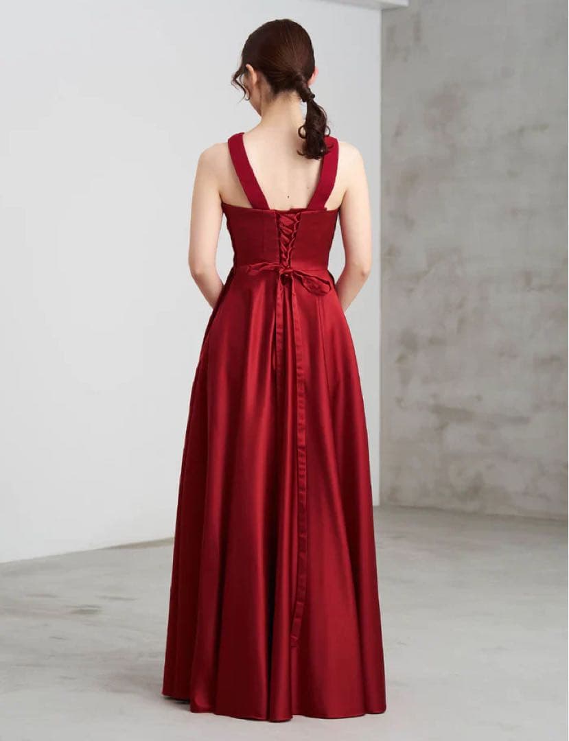 美品　TWEED DRESS ツイードドレス　演奏会ドレス　ロングドレス　ドレス