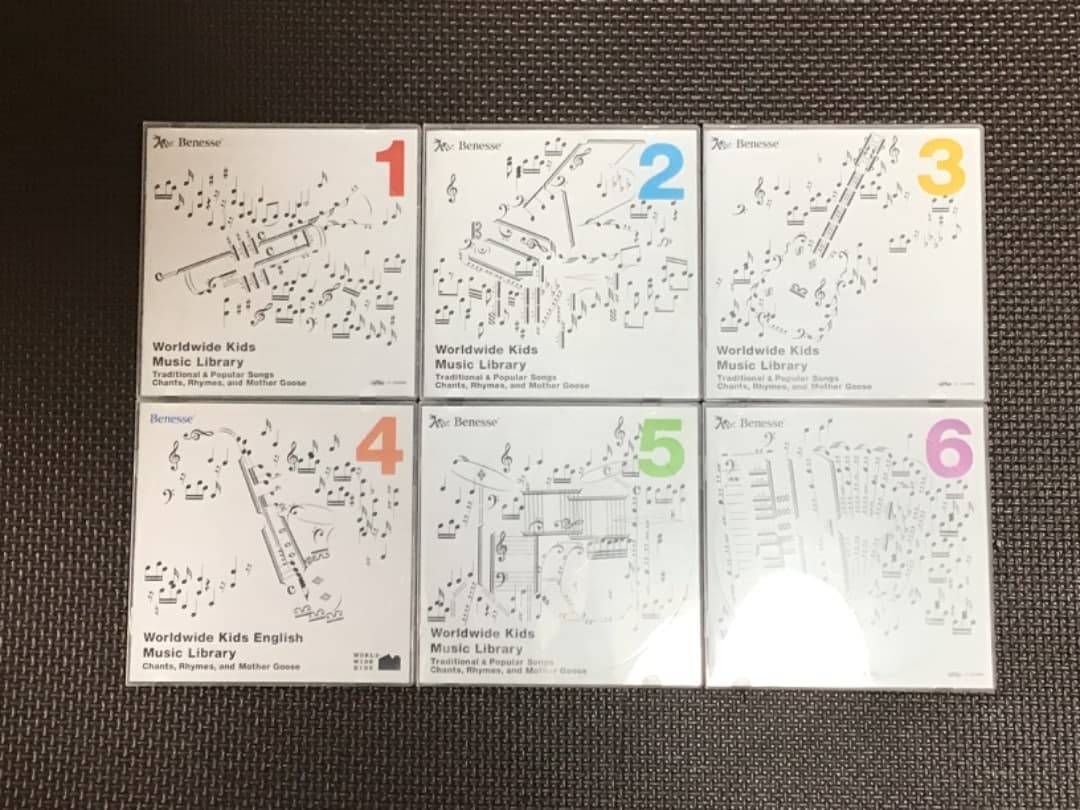 ワールドワイドキッズ DVD30枚&CD6枚&ガイダンスDVD2枚