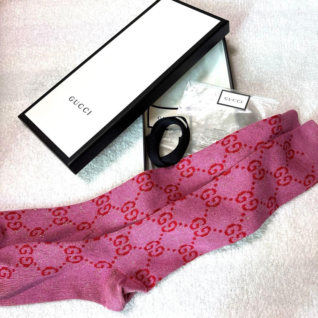 【美品】GUCCI♡グッチ♡ラメソックス♡ピンク