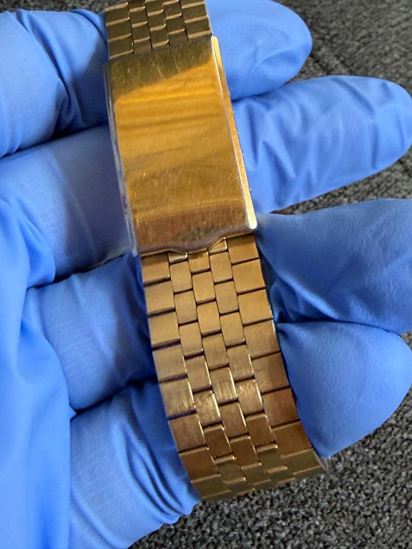 手巻き 稼働品 OMEGA デビル メンズ腕時計 ゴールド