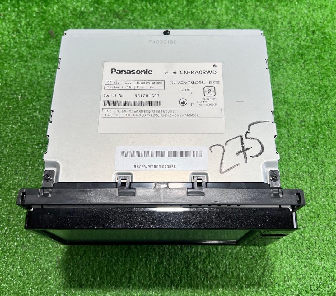 美品！CN-RA03WD Panasonic ストラーダ　2016年