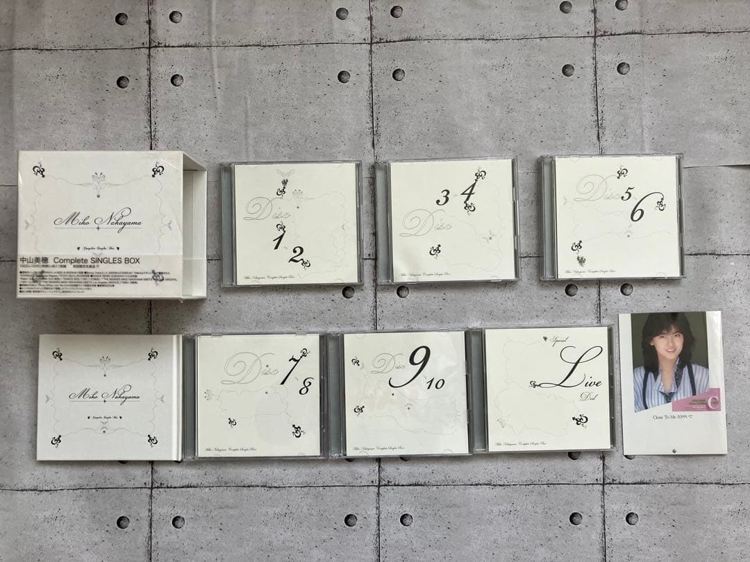 【希少】中山美穂ファン【非売品】DVD CD Complete BOXまとめ売り