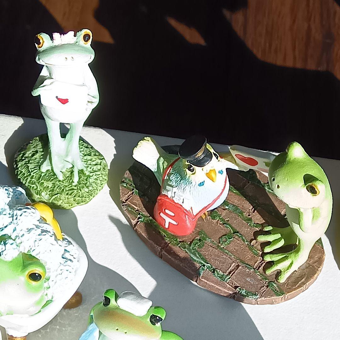 コポーカエル　ペア（カップル）１５点のミニチュア