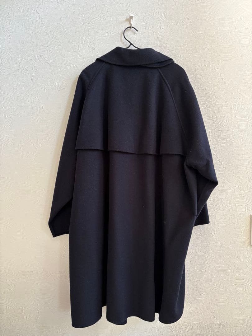 新品未使用ビューティアンドユースリバーポンチョコートM ネイビーアローズ