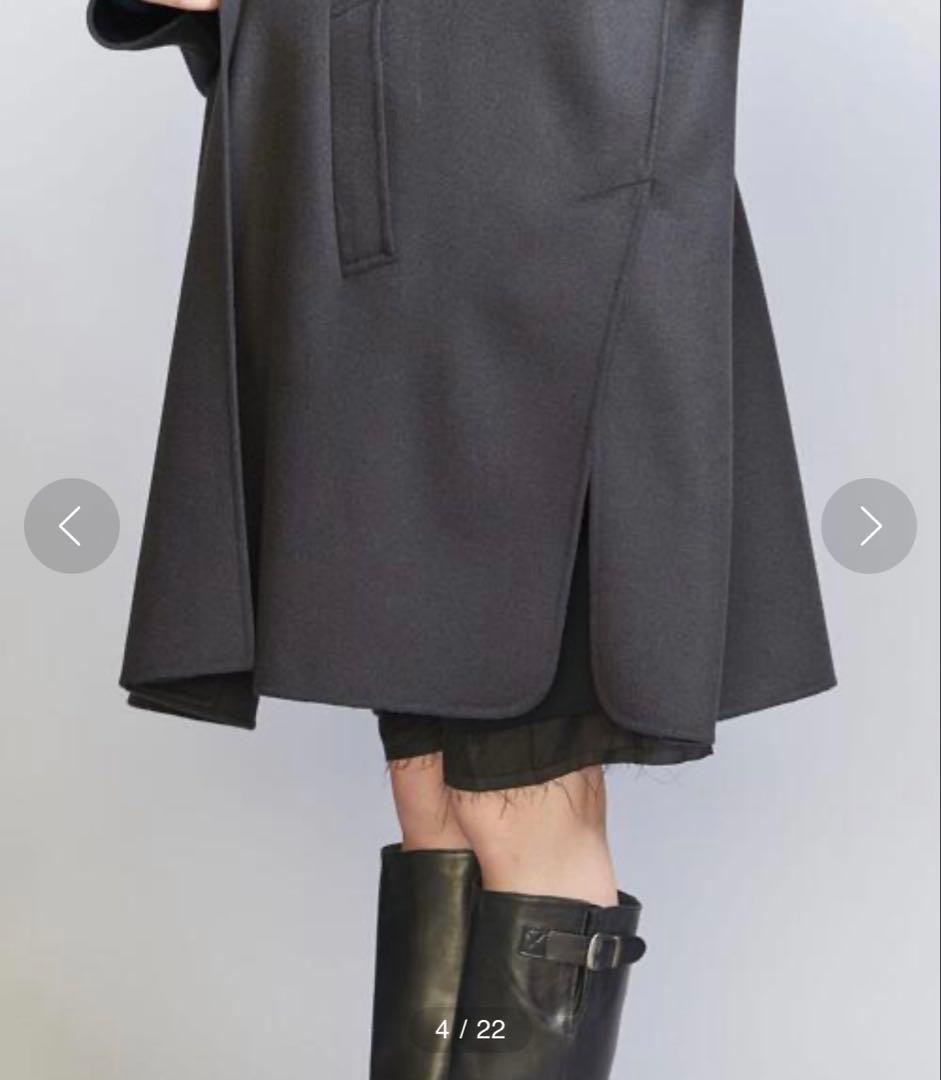 新品未使用ビューティアンドユースリバーポンチョコートM ネイビーアローズ