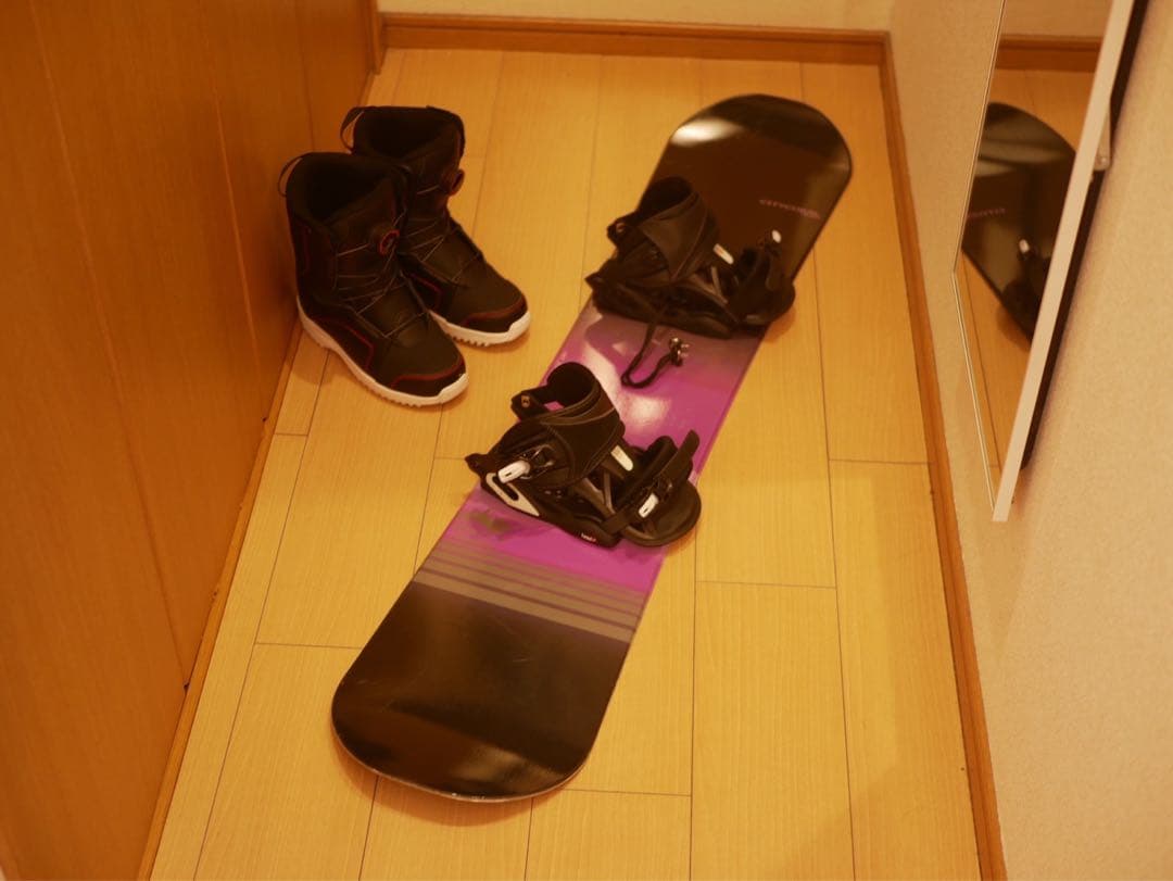 スノーボード3点セット ジュニア 130cm 24.0cm