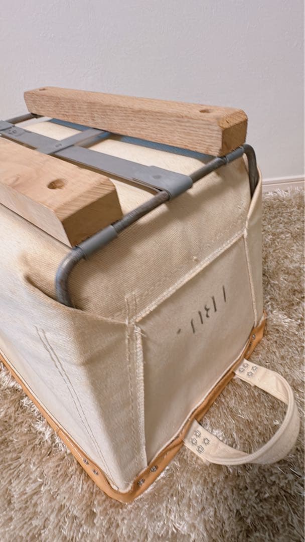 スチールキャンバスバスケット