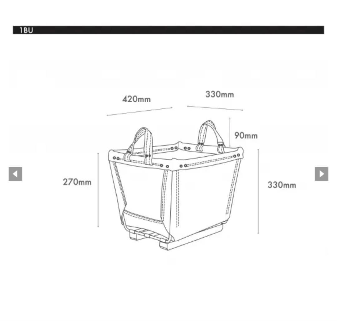 スチールキャンバスバスケット