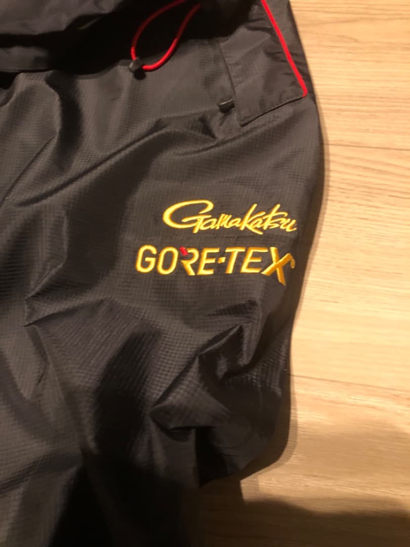 GAMAKATSU ゴアテックス(R)レインスーツ　L 収納袋付き