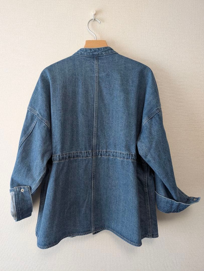週末限定値引 SHIPS any: デニム ワーク ジャケット☆ブルー（完売色）