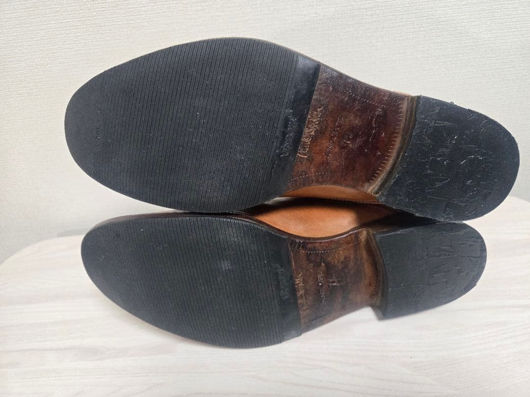 専用　Paul Smith ブラウン バックジップレザー ブーツ