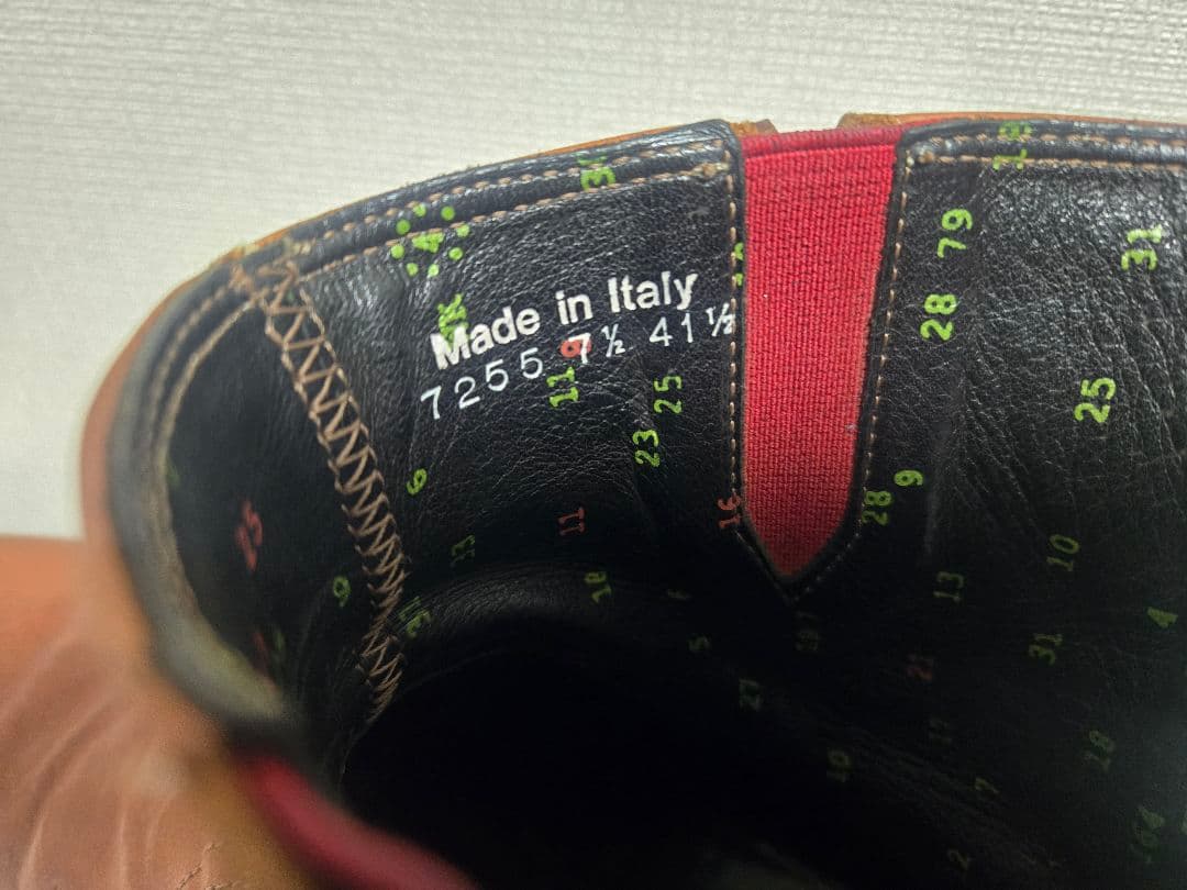 専用　Paul Smith ブラウン バックジップレザー ブーツ