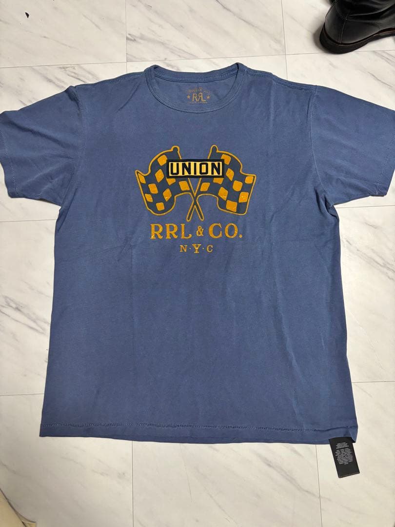 RRL UNION Tシャツ 青