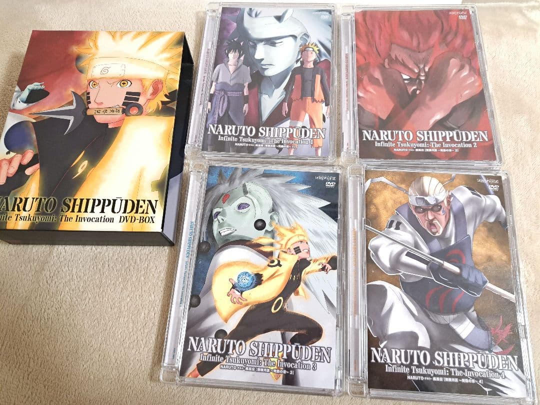 最安価　アニメDVD NARUTO　疾風伝 無限月読・発動の章 BOX 全4巻
