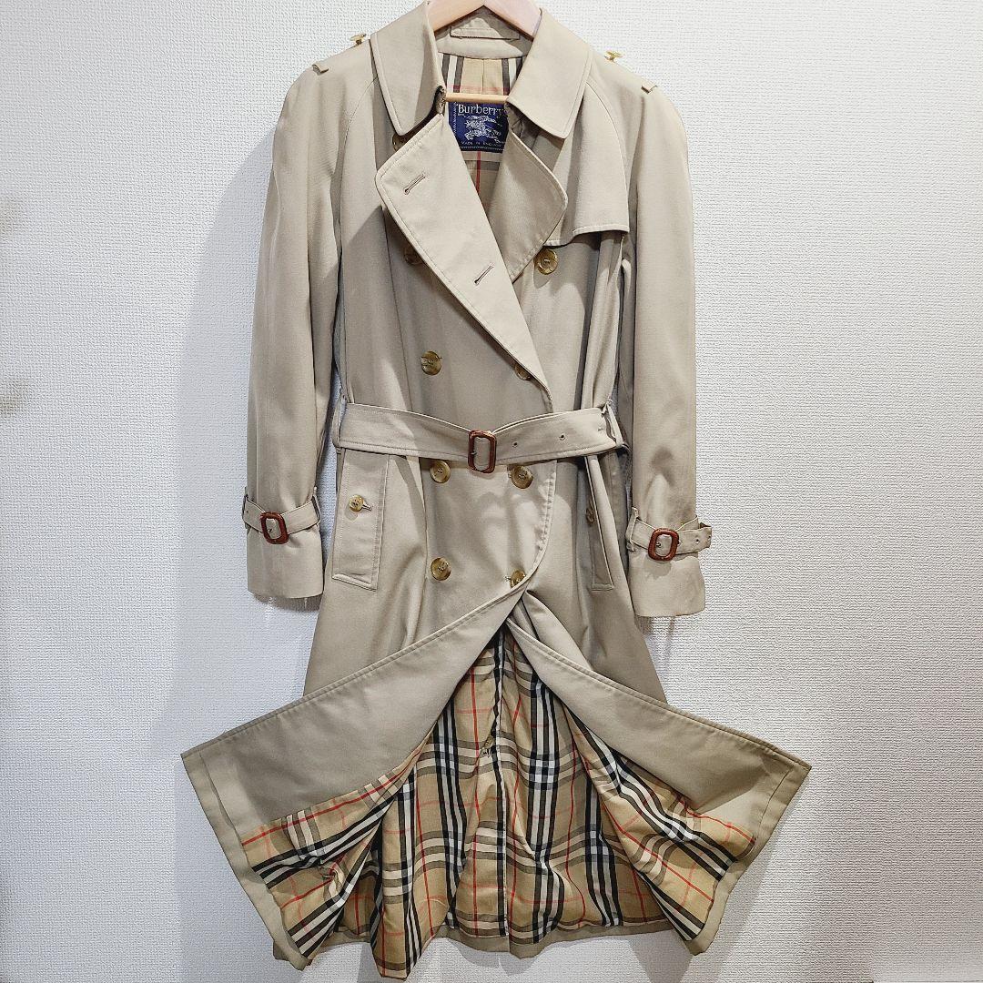 【美品】バーバリー　トレンチコート　ノヴァチェック　ベルト　ロング丈