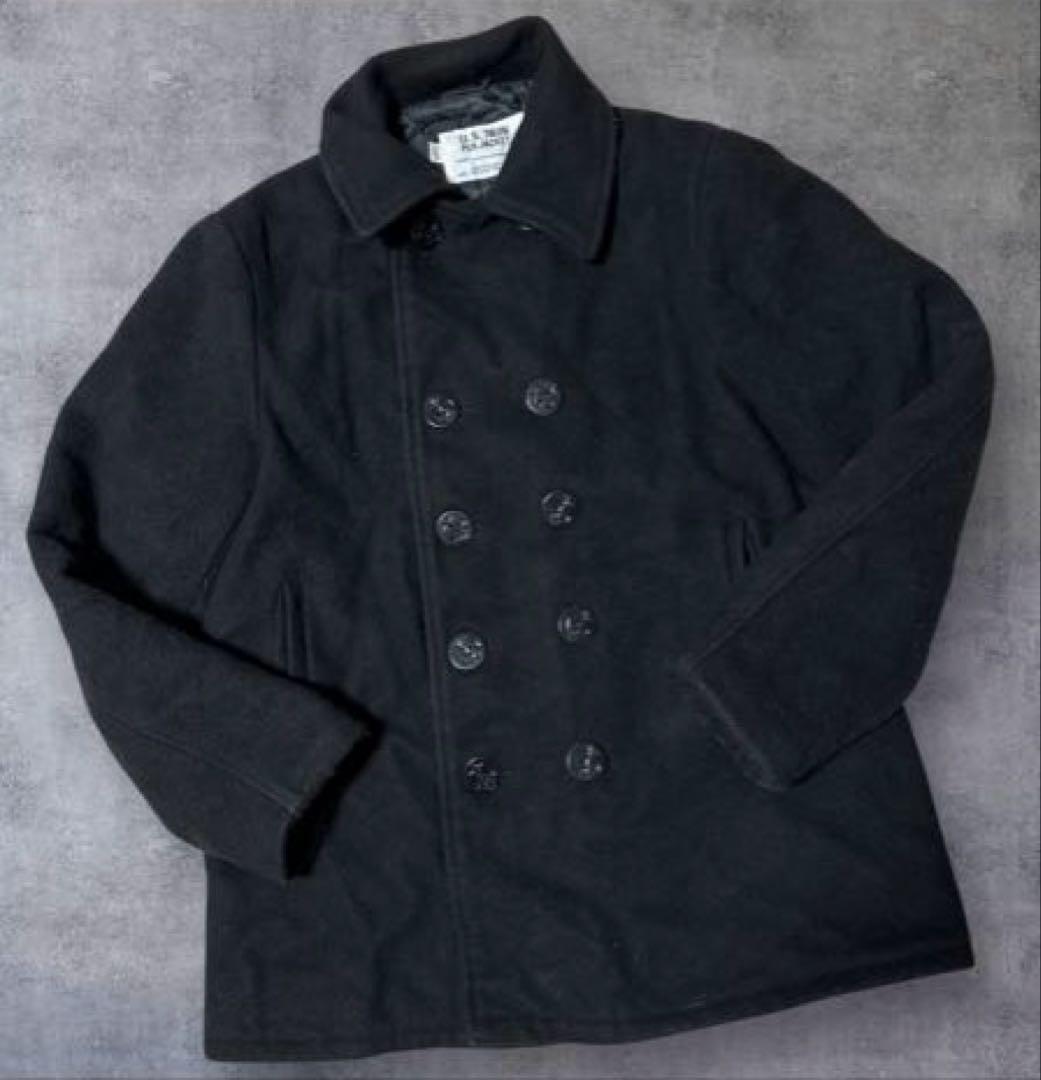 U.S. 740N PEA JACKET SCHOTT ピーコート 黒　42