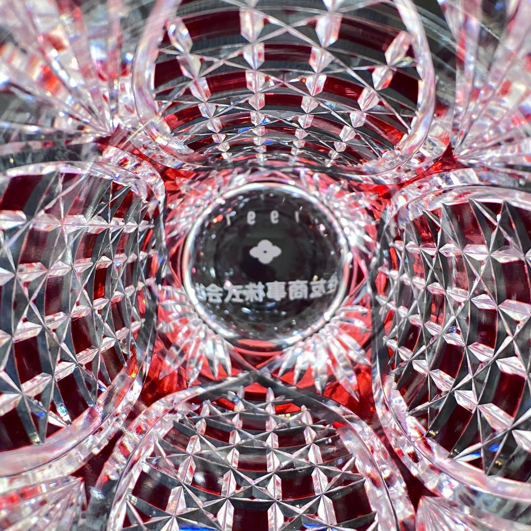 専用 江戸切子 カガミクリスタル 花瓶 フラワーベース