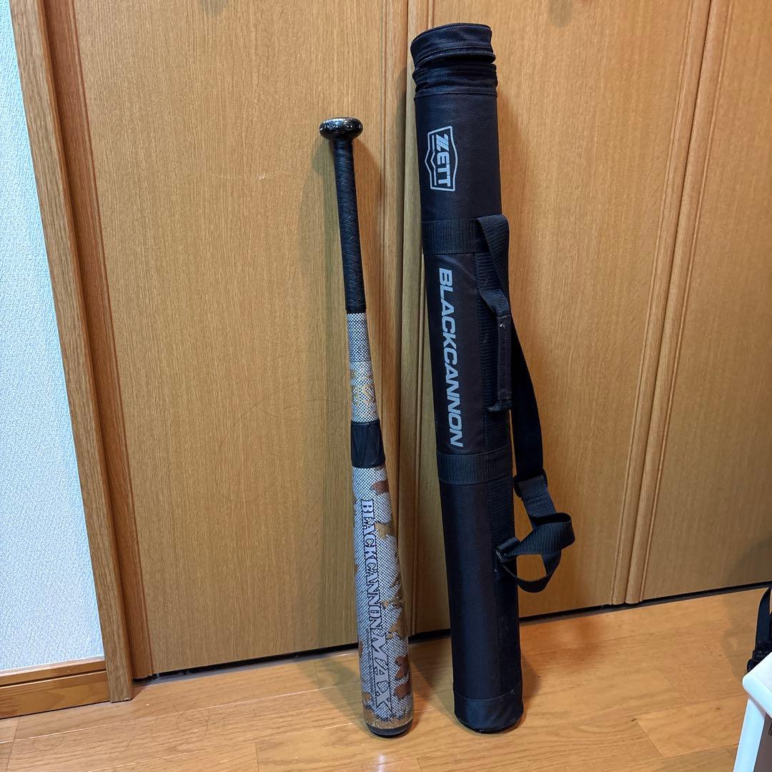 ❣️ZETT BLACK CANNON 軟式バット バットケース付き