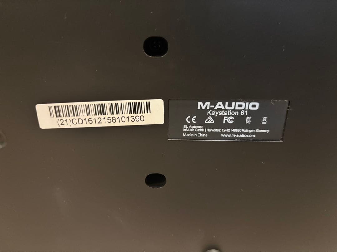 【良品】★M-AUDIO★ Keystation 61 MIDIコントローラー