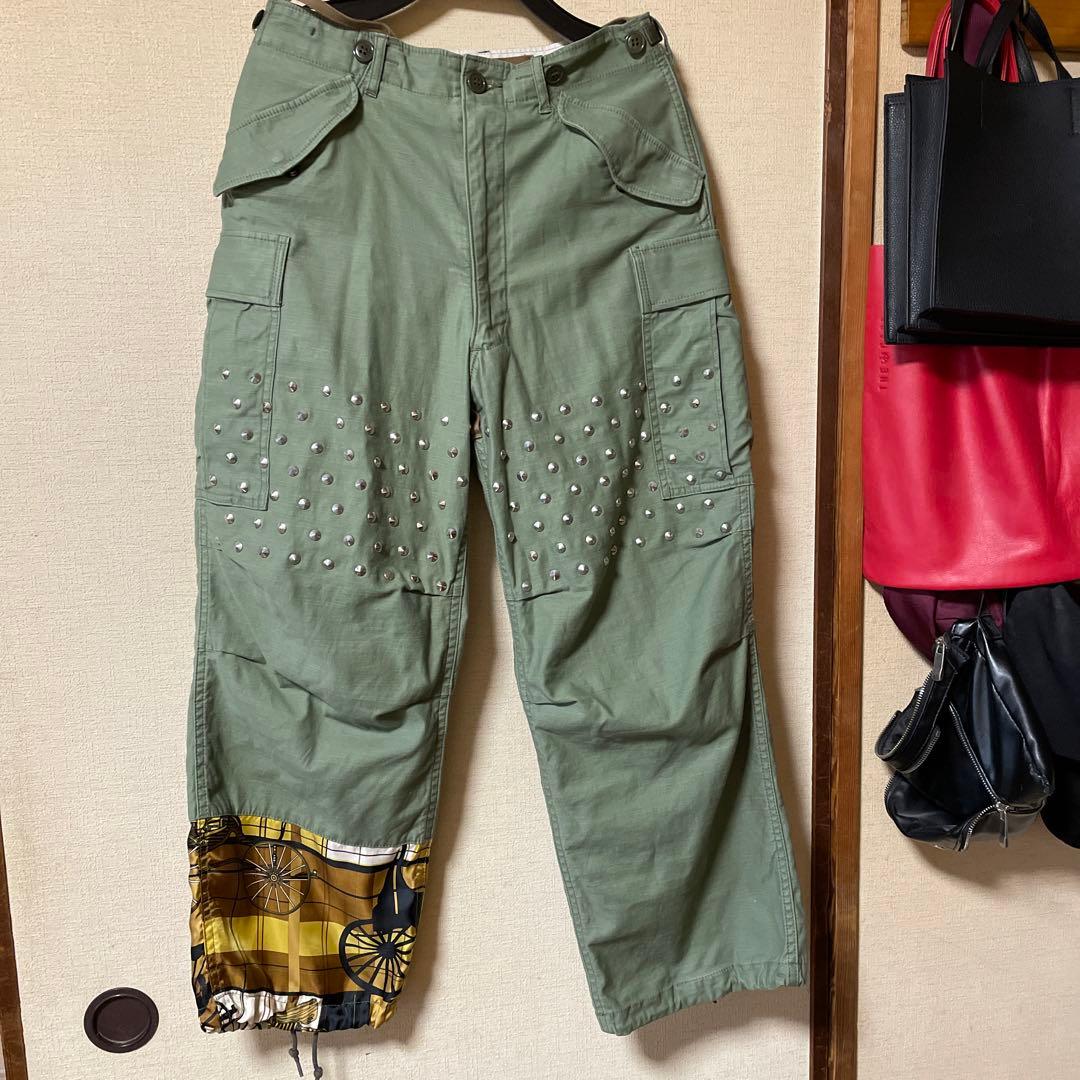 ジュンヤワタナベカーゴワイドパンツ