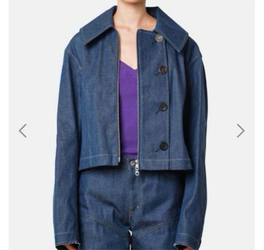 アイレネ(IRENE) 2wayクロップド丈 デニムジャケット