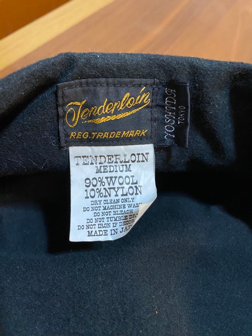 キムタク着私物同型同色tenderloin×PORTERグレーキャスケットM