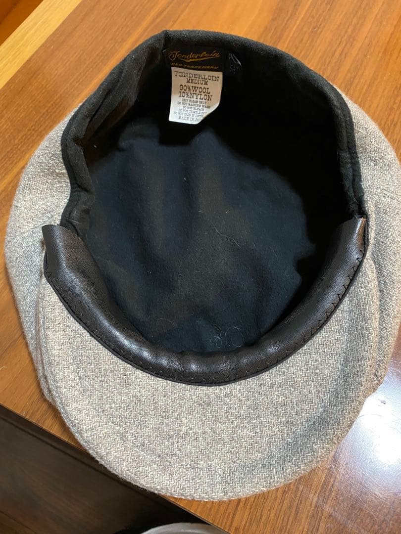 キムタク着私物同型同色tenderloin×PORTERグレーキャスケットM