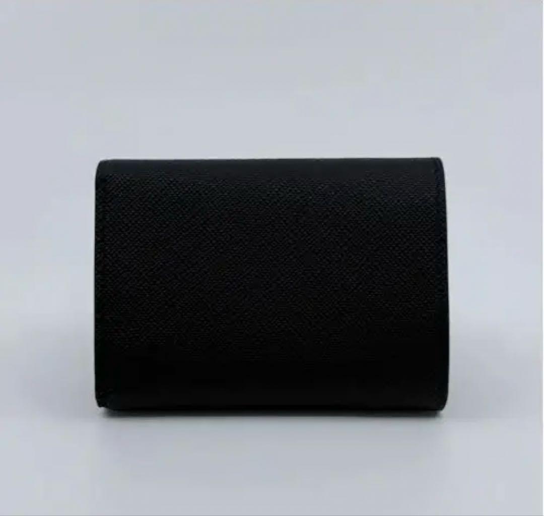PRADA ブラック 三つ折り財布　証明書付き