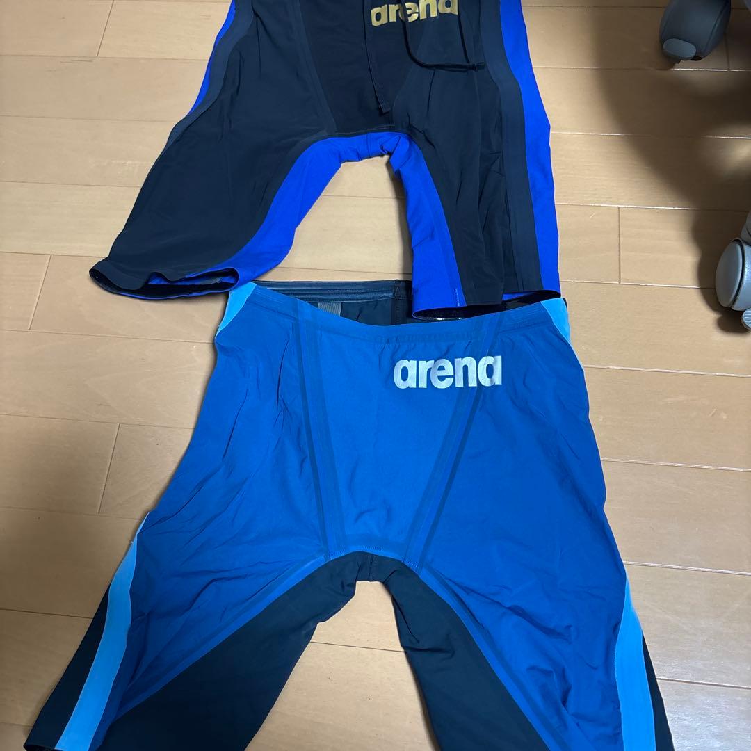 arena 競泳水着 青/黒　M.S