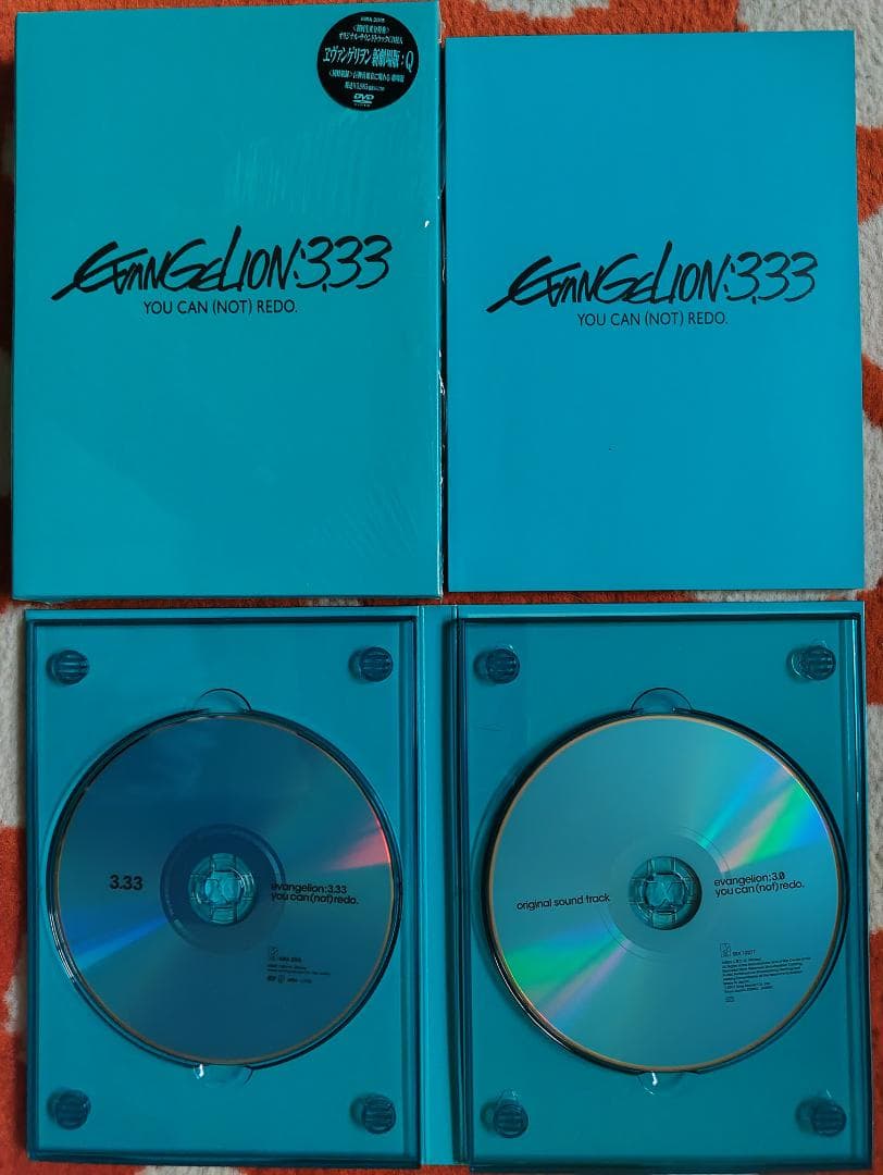 エヴァンゲリオン劇場版3作破 Q DVD シン エヴァ BR パンフレット7冊
