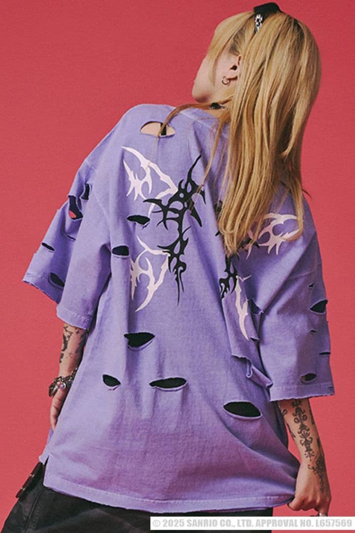 希少タグ付【ガルフィー×クロミ】イルガルフィーボロボロ半袖T　大きめ　2枚セット