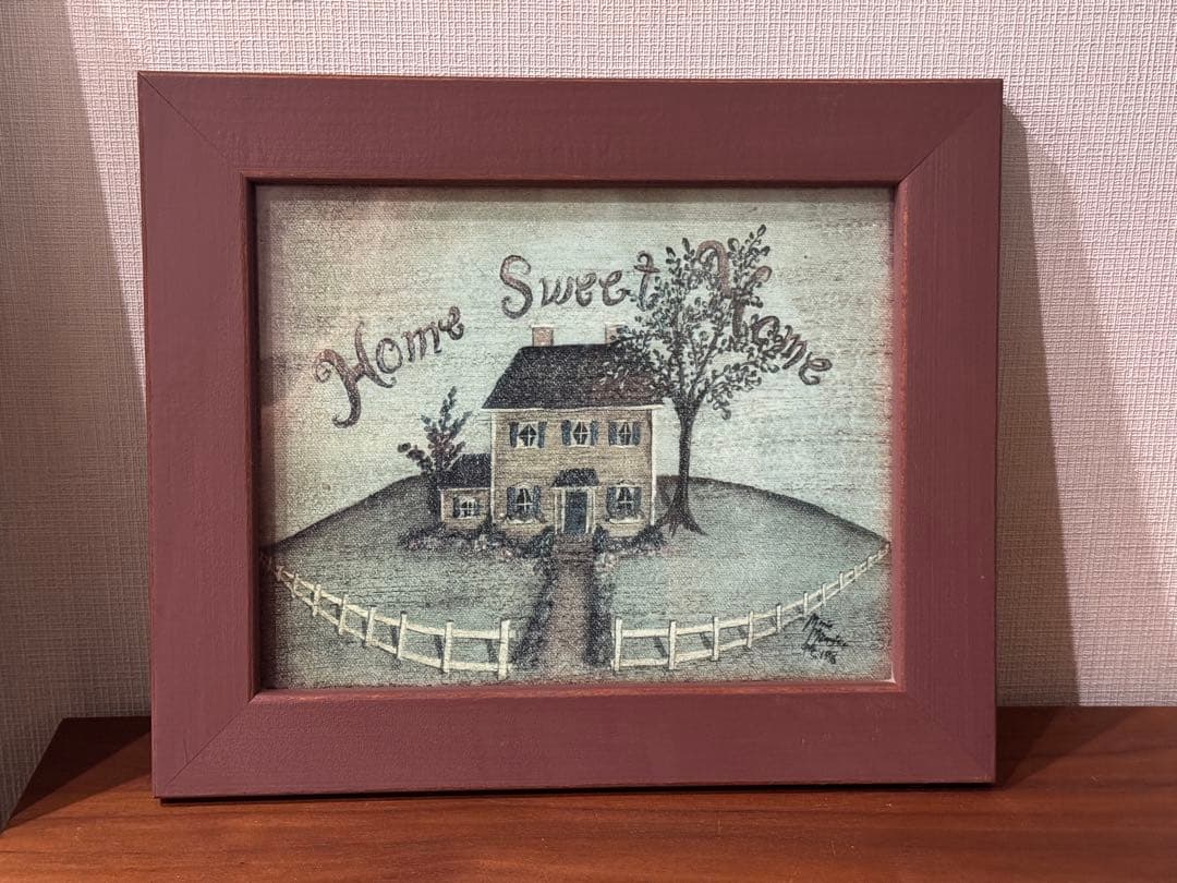 カントリー雑貨　ウォーレン・キンブル 風景画2点 木製額 ＋1点