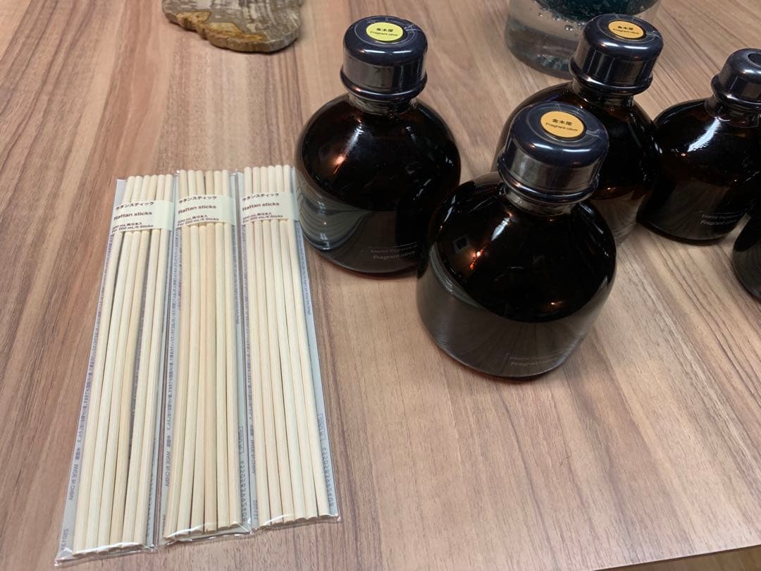 無印良品 インテリアフレグランスオイル 金木犀200ｍL×3 100mL×3 +