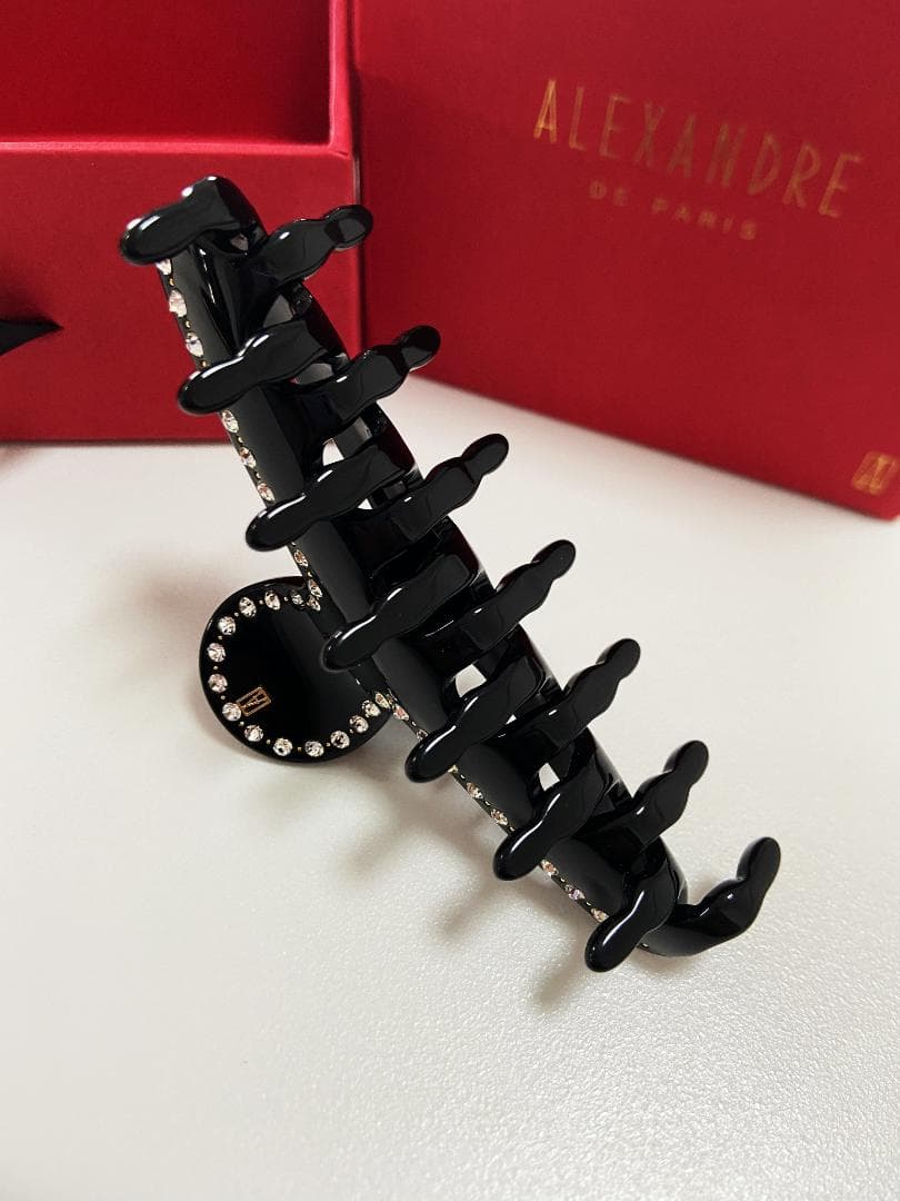 Alexandre de Paris ブラック ヘアクリップ
